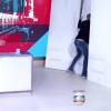 Otaviano Costa brincou ao se rever derrubando as paredes do 'Vídeo Show': 'Olha lá que beleza! Pagando cuecão de couro'