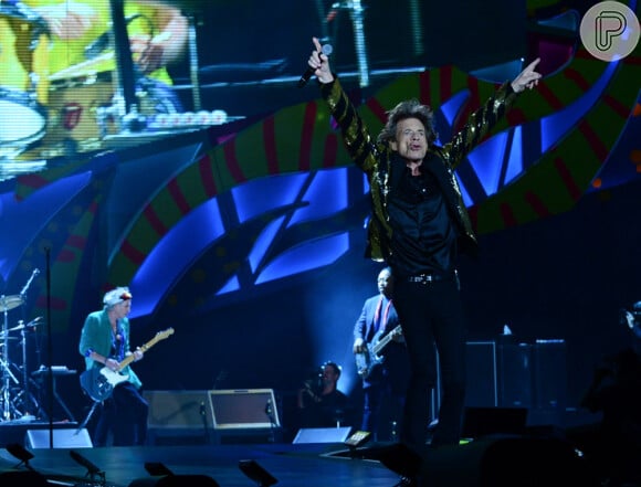 Show da turnê 'Olê' dos Rolling Stones em São Paulo, no sábado, 27 de fevereiro de 2016