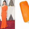 O look laranja Stella McCartney usado por Olivia Munn no Oscar 2016 foi comparado a um picolé