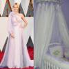 A escolha de Heidi Klum por um vestido lilás da grife Marchesa no Oscar 2016 também virou meme. O look foi comparado a tela mosquiteiro usada em berço