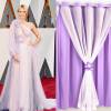 Em outro meme, o vestido Marchesa de Heidi Klum no Oscar 2016 foi comparado a uma cortina
