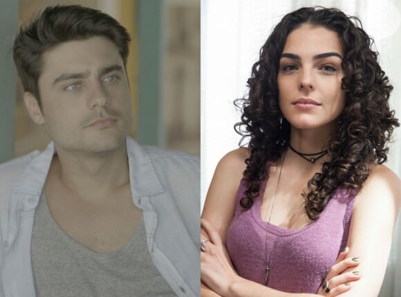 Tito (Guilherme Leicam) acredita que Ciça (Julia Konrad) está envolvida no desaparecimento de Pedro (Enzo Romani)