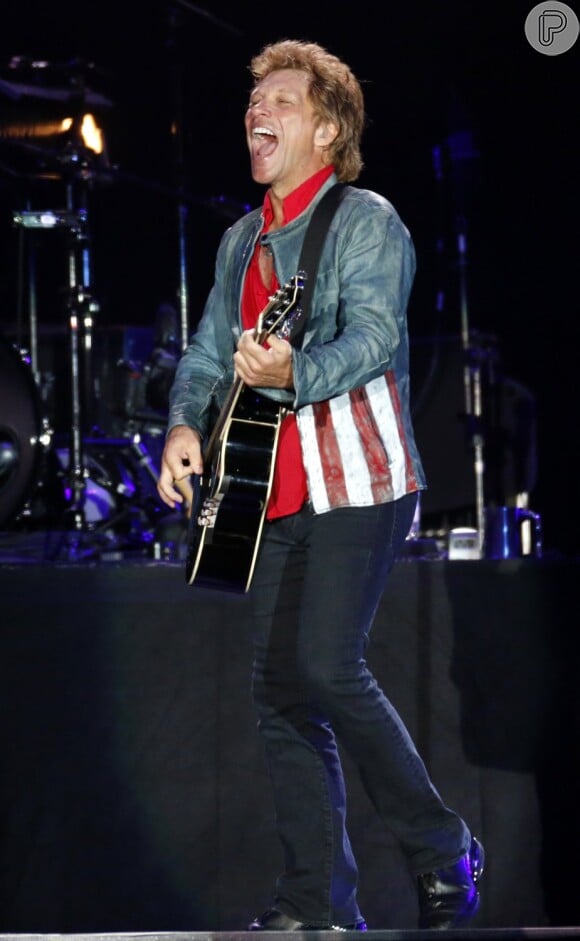 Bon Jovi cantou sucessos nesta sexta-feria (20)
