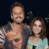 Alexandre Nero chegou ao Rock in Rio com a namorada Karen Brusttolin, neste sábado, 21 de setembro de 2013