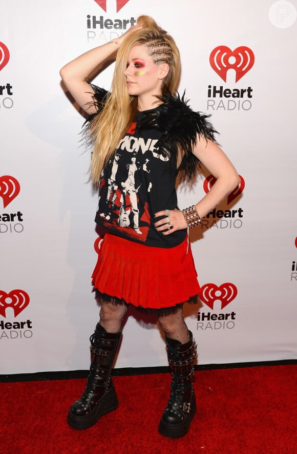 Avril Lavigne se apresenta no IHeartRadio Music Festival