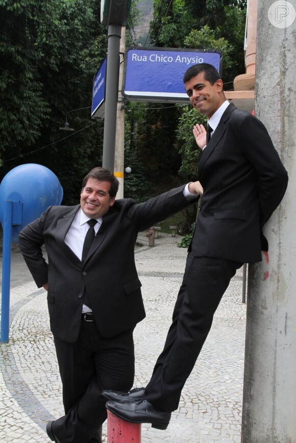 Marcius Melhem e Leandro Hassum interpretavam dois atrapalhados em 'Os Caras de Pau'