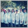 Debby Lagranha comemora com as amigas a formatura em Medicina Veterinária