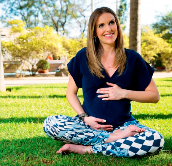 Ainda grávida, Mariana Ferrão exibia com orgulho sua barriga