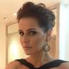 Deborah Secco publica foto de seu look antes do baile de gala da amfAR, no hotel Copacabana Palace, na Zona Sul do Rio de Janeiro, nesta sexta-feira, 4 de outubro de 2013
