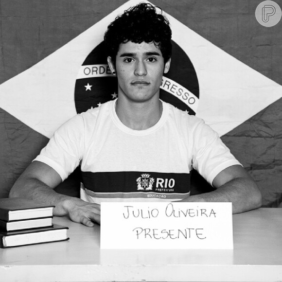 Julio Oliveira, o Peixinho de 'Sangue Bom', também aderiu à causa