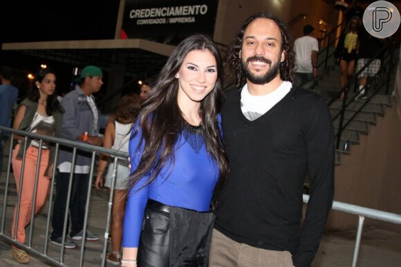 Gabriel O Pensador foi ao show do Ja Rule no Barra Music, na Zona Oeste do Rio de Janeiro, em 9 de outubro de 2013