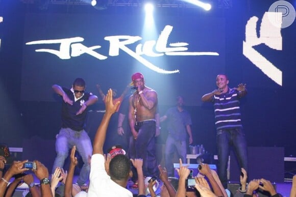 Ja Rule se apresentou no Barra Music, na Zona Oeste do Rio de Janeiro, em 9 de outubro de 2013