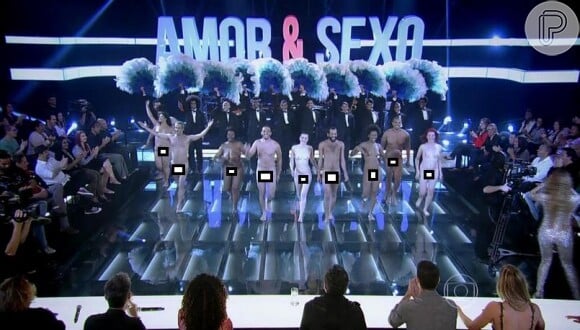 Ousado, o programa 'Amor & Sexo' de estreia falou sobre a nudez e levou ao palco pessoas de estéticas variadas, peladas