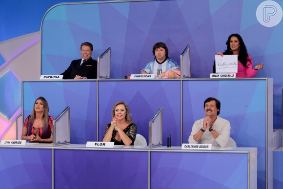 Enquanto Patricia Abravanel apresentou o programa, Silvio Santos assumiu o lugar dela no 'Jogo dos Pontinhos'
