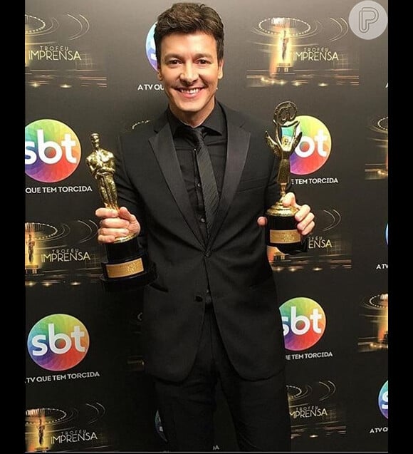 Rodrigo Faro foi premiado Melhor Apresentador nas categorias júri e público