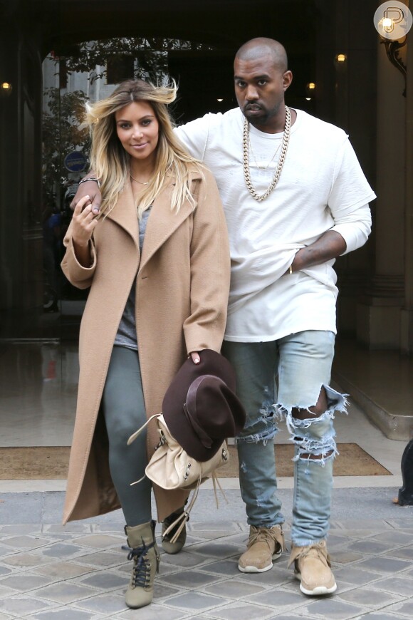 Kim Kardashian e o marido, Kanye West já planejam outro filho