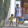O menino, de 2 anos de idade, é filho de Priscila Fantin com o também ator Renan Abreu