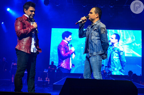 Zezé Di Camargo & Luciano cantaram sucessos, como 'É o Amor', no show em São Paulo