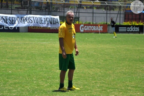 Kadu Moliterno participou de um jogo de futebol beneficente no Clube de Regatas do Flamengo do Rio de Janeiro, na Gávea, Zona Sul do Rio de Janeiro, nesta sexta-feira, 15 de novembro de 2013