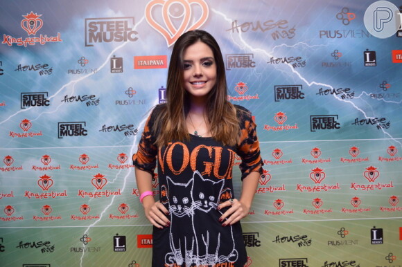 Giovanna Lancellotti curtiu o festival de música eletrônica 'King Festival', em Recife, Pernambuco