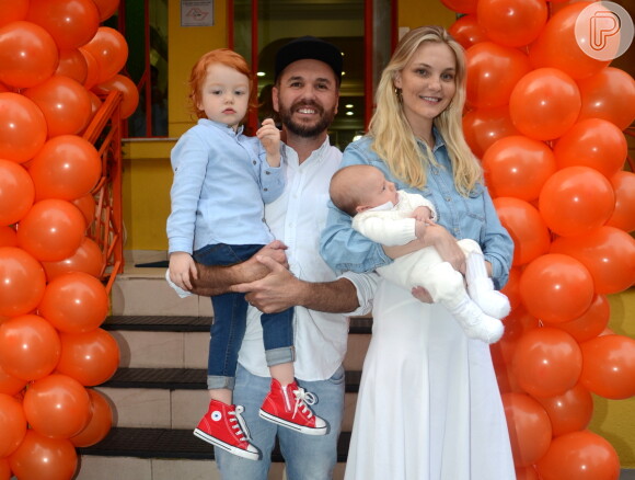 Carol Trentini comemora aniversário de 3 anos do filho Bento em SP nesta terça-feira, dia 09 de agosto de 2016