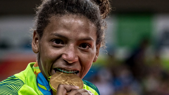Rafaela Silva teve apoio da namorada na luta pelo ouro na Rio 2016:'Fundamental'