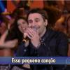 Murilo Rosa canta no 'Domingão do Faustão' as músicas de 'Vazio Coração', o longa em que encarna um cantor romântico