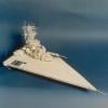 No perfil, foi postado um modelo conceitual da nave Star Destroyer produzido para 'Episódio IV: Uma Nova Esperança'