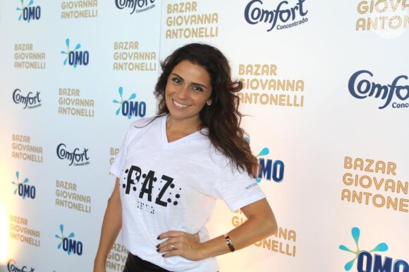 Giovanna Antonelli realizou recentemente a segunda edição de seu bazar beneficente, no Rio