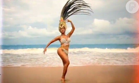 Beyoncé se veste de passista de escola de samba em clipe gravado no Brasil