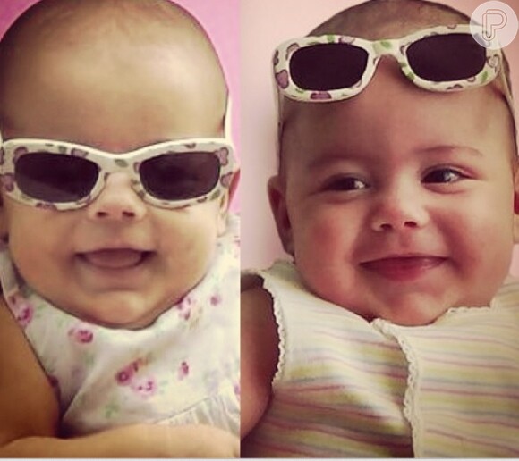 Márcia Goldshimit posta foto das filhas gêmeas Victoria e Yanne no Instagram