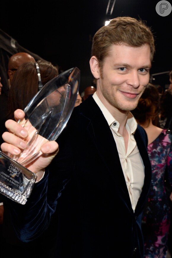 Joseph Morgan ganha na categoria Melhor Ator em nova série de TV por 'The Originals', no People's Choice Awards 2014