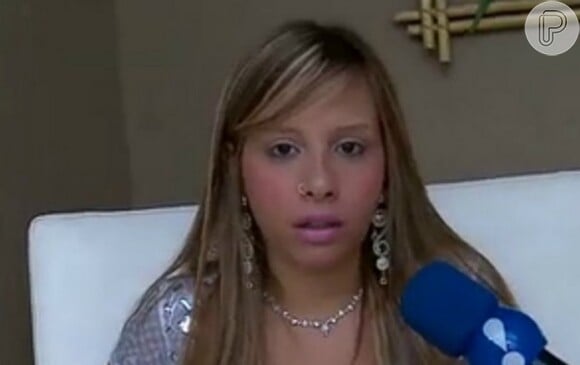 Gessyca Morais deu entrevistas para TV e reclamou publicamente que o pai não pagava pensão