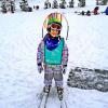 Rafaella Justus posa sob a neve no Colorado, EUA; a pequena é filha de Ticiane Pinheiro e Roberto Justus