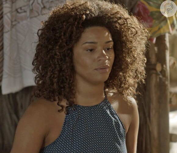 Dora (Juliana Alves) diz a Tiago (Marcello Melo Jr.) que só o vê como amigo e ele sai de casa, na novela 'Sol Nascente'