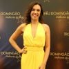 Ana Paula Araújo na premiação 'Melhores do Ano' do 'Domingão do Faustão', neste domingo, dia 18 de dezembro de 2016