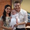 Michel Teló e Thais Fersoza batizam a filha, Melinda na noite da última terça-feira, dia 20 de dezembro de 2016