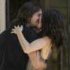 Na novela 'Rock Story', Diana (Alinne Moraes) se depara com Gui (Vladimir Brichta) aos beijos com Júlia (Nathalia Dill)