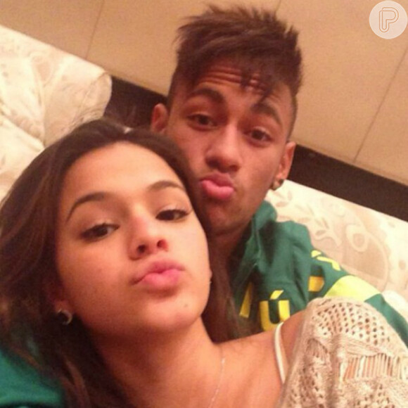 Bruna evitou falar na coletiva sobre ter reatado o namoro com Neymar. 'Hoje é dia de falar sobre trabalho', limitou-se