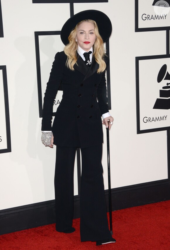 Madonna veste Ralph Lauren no Grammy Awards 2014
