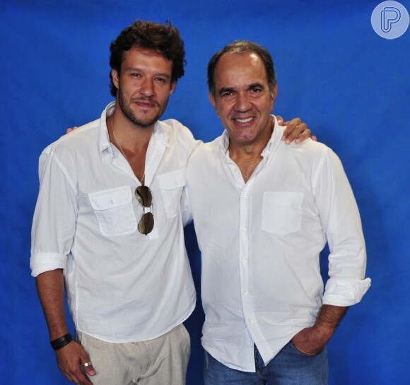 Nando Rodrigues e Humberto Martins interpretam o personagem Virgílio na novela 'Em Família'