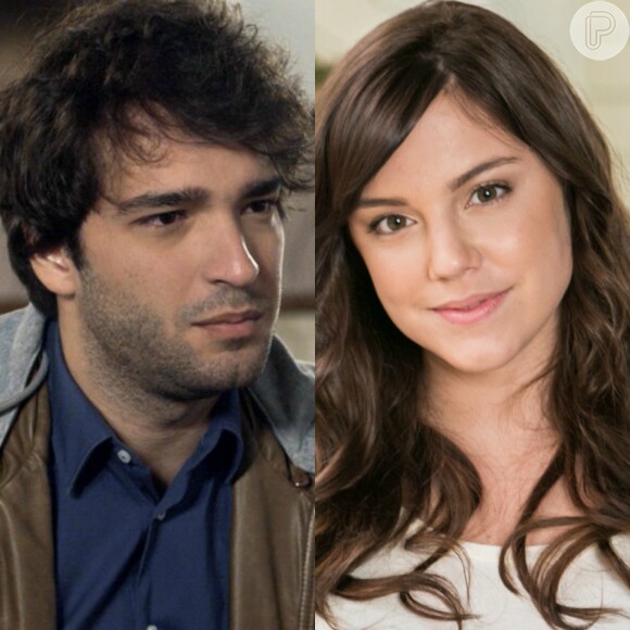 Tiago (Humberto Carrão) e Marina (Alice Wegmann) vão transar em cima da mesa do escritório dele, na novela 'A Lei do Amor'