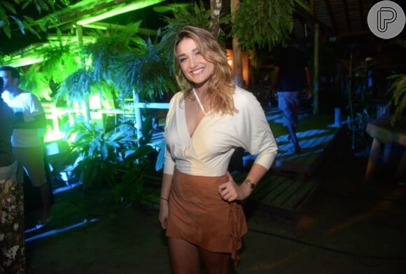 Sasha Meneghel curtiu o Réveillon em Trancoso, na Bahia, em dezembro de 2016