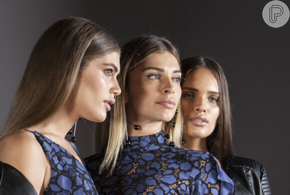 Grazi Massafera, ao lado de Taynara Resende e Valentina Sampaio, estrela a nova campanha de moda da marca Morena Rosa