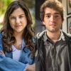 Marina (Alice Wegmann) persegue Tiago (Humberto Carrão) após transa dos dois e o provoca em sua casa, na novela 'A Lei do Amor'