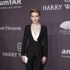 Scarlett Johansson no baile de gala da AmfAR, em Nova York, nesta quarta-feira, 8 de fevereiro de 2017