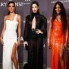 Modelos famosas marcaram presença no baile de gala beneficente da AmfAR, em Nova York, nesta quarta-feira, 8 de fevereiro de 2017
