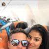 Munik viajou com o noivo, Anderson Felício, para Natal, no Rio Grande do Norte, nesta sexta-feira, 10 de fevereiro de 2017