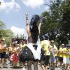Emanuelle Araújo estreia no Carnaval de rua como rainha de bateria do Monobloco, que aconteceu no Obelisco do Ibirapuera, em São Paulo, na tarde deste domingo, 19 de fevereiro de 2017