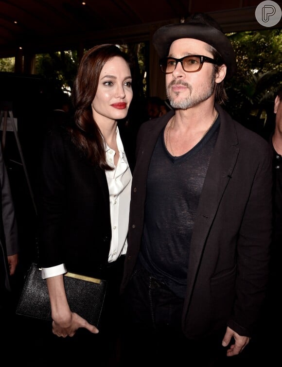 Angelina Jolie também exaltou sua relação com o ex-marido, Brad Pitt